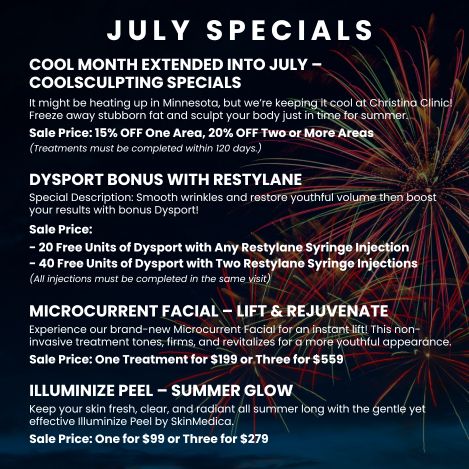 July Specials Popup