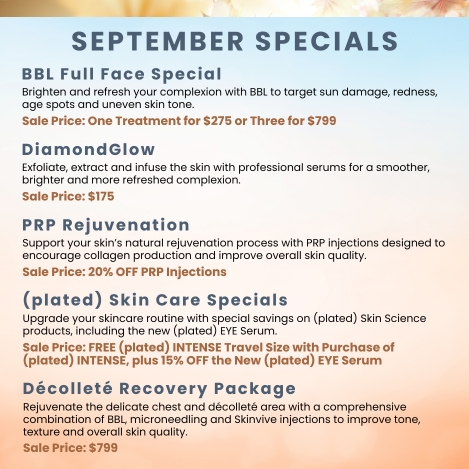 September 2026 Specials