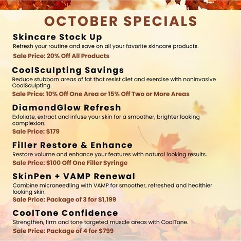October 2026 Specials Popup